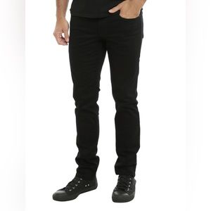 XXX Rude Men’s Jeans Super Skinny Stretch - Black Denim - 30x32